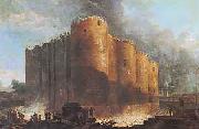 Hubert Robert, La Bastille dans les premiers jours de sa demolition